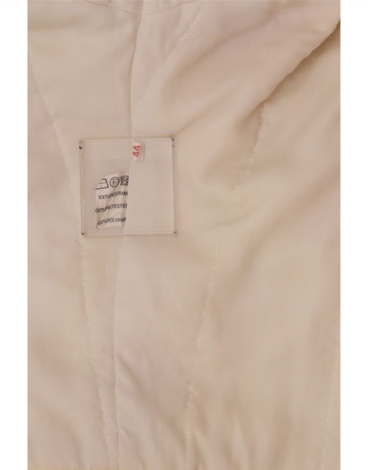 Giacca a vento oversize da donna vintage EU 44 XL gialla in poliammide
