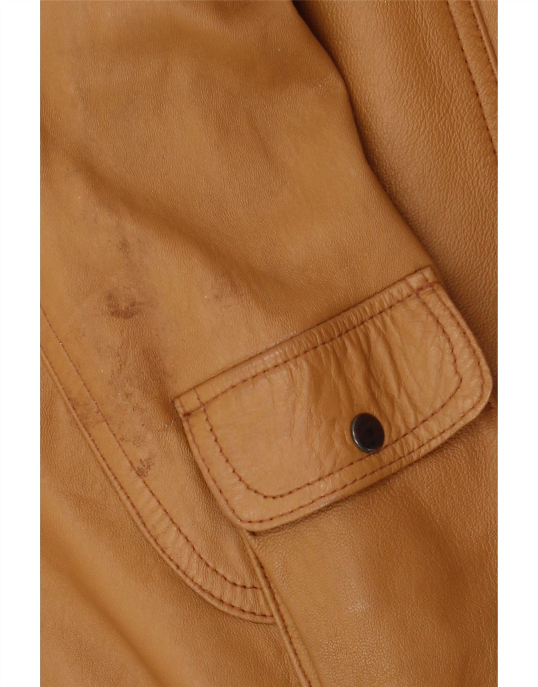 Giacca in pelle da uomo vestibilità ampia Pointers UK 38 Pelle marrone medio