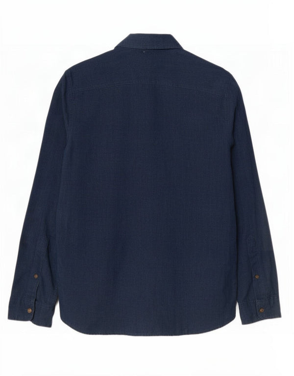 Camicia Hollister da uomo Small in cotone blu navy