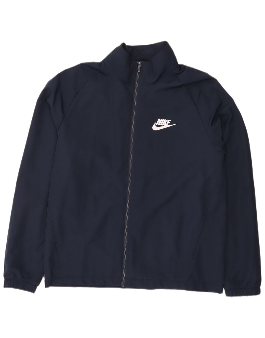 Giacca da ginnastica da uomo Nike, giacca grande, in poliestere, blu navy, sportiva