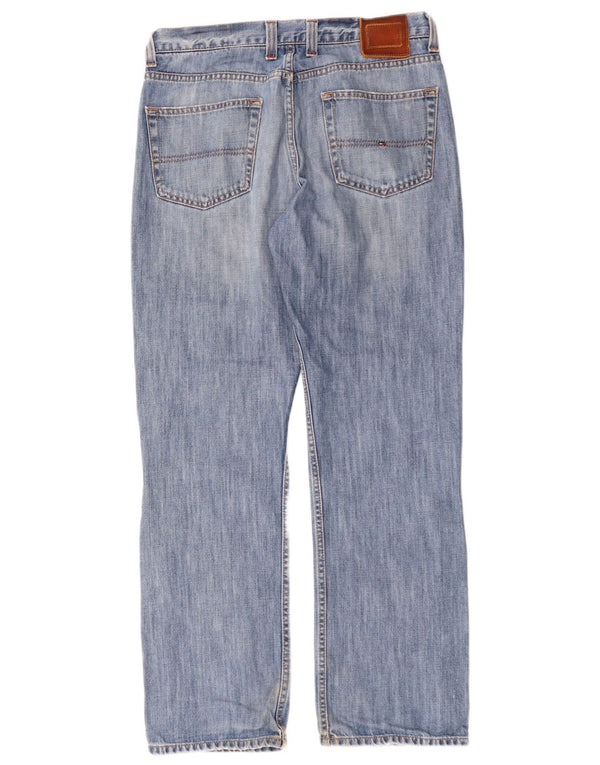 Tommy Hilfiger Mens Straight Jeans W32 L32 Blue Cotton