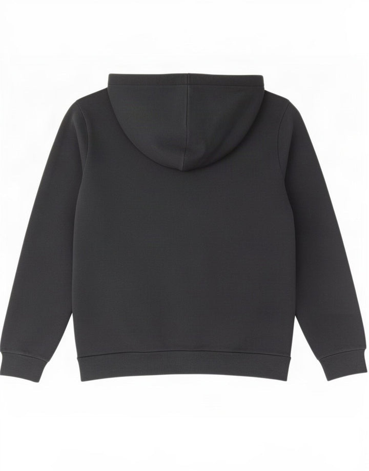 Felpa con cappuccio e zip Puma da uomo piccola nera