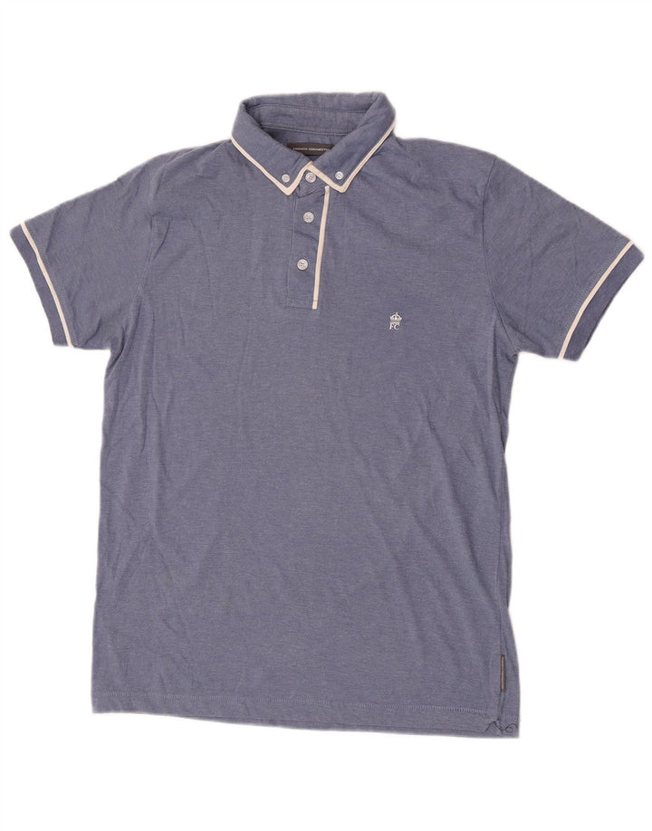 Polo da uomo French Connection piccola in cotone blu