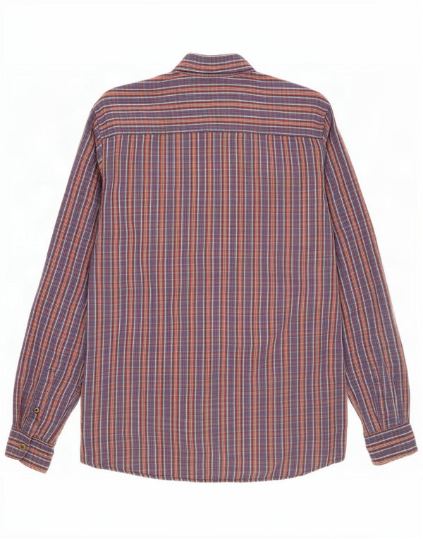 Camicia da uomo Jack & Jones in cotone a quadri blu medio