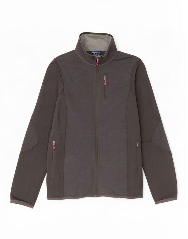 Giacca da tuta da donna Patagonia UK 16 Large Grigio Colourblock