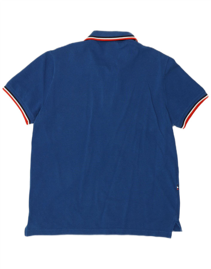 Polo da uomo LACOSTE taglia 4 cotone blu medio