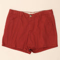 DOCKERS Womens Chino Shorts US 12 Large W34  Red Cotton Vintage Dockers and Second-Hand Dockers from Messina Hembry 