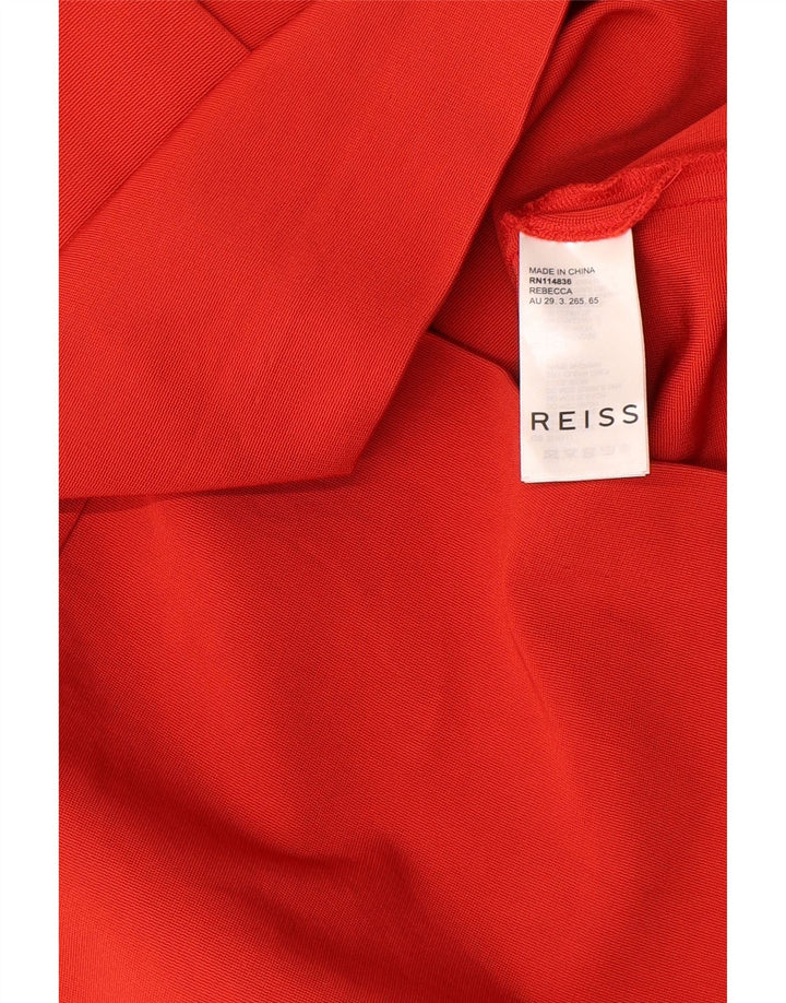 Abito tubino da donna Reiss UK 8 piccolo rosso in viscosa