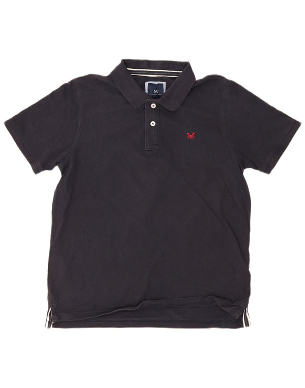 CREW CLOTHING Polo da uomo XL in cotone blu navy