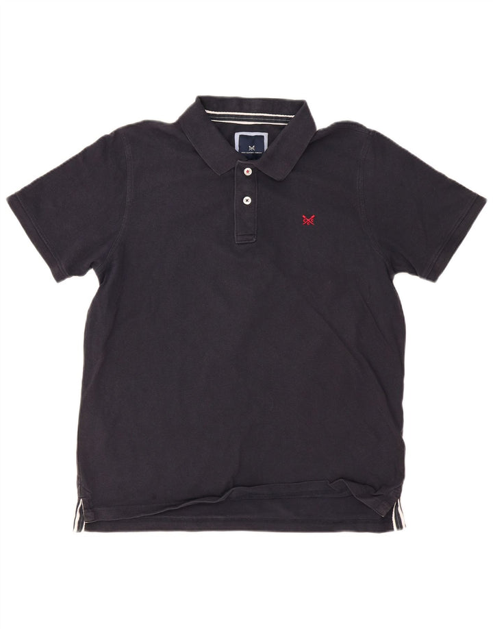 CREW CLOTHING Polo da uomo XL in cotone blu navy