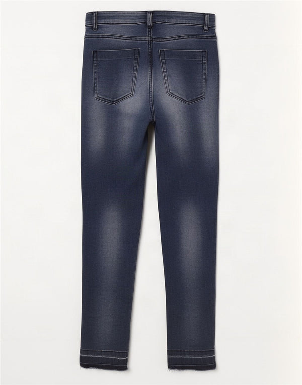 Jeans skinny da donna Benetton W27 L27 Blu