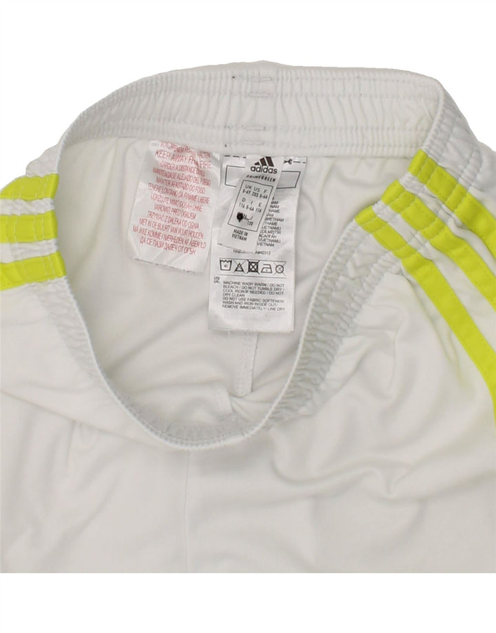 ADIDAS Boys Sport Shorts 5-6 Years White Vintage Adidas and Second-Hand Adidas from Messina Hembry 