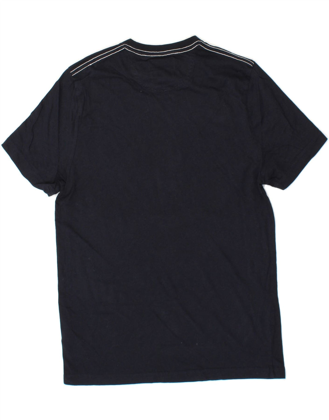 HENRI LLOYD Mens Regular Graphic T-Shirt Top Medium Navy Blue Cotton Vintage Henri Lloyd and Second-Hand Henri Lloyd from Messina Hembry 