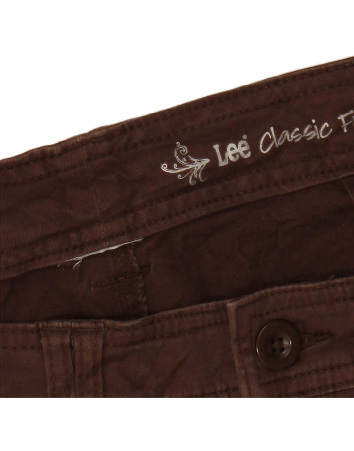 Pantaloncini casual vestibilità classica da donna LEE W33 grandi marroni