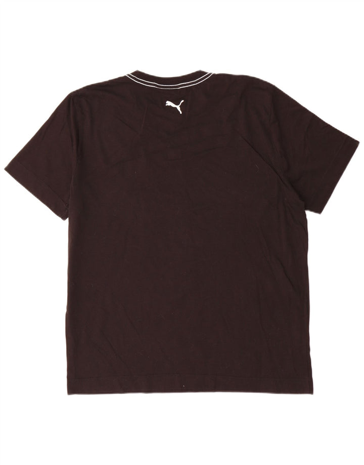 T-shirt grafica da uomo Puma Large nera