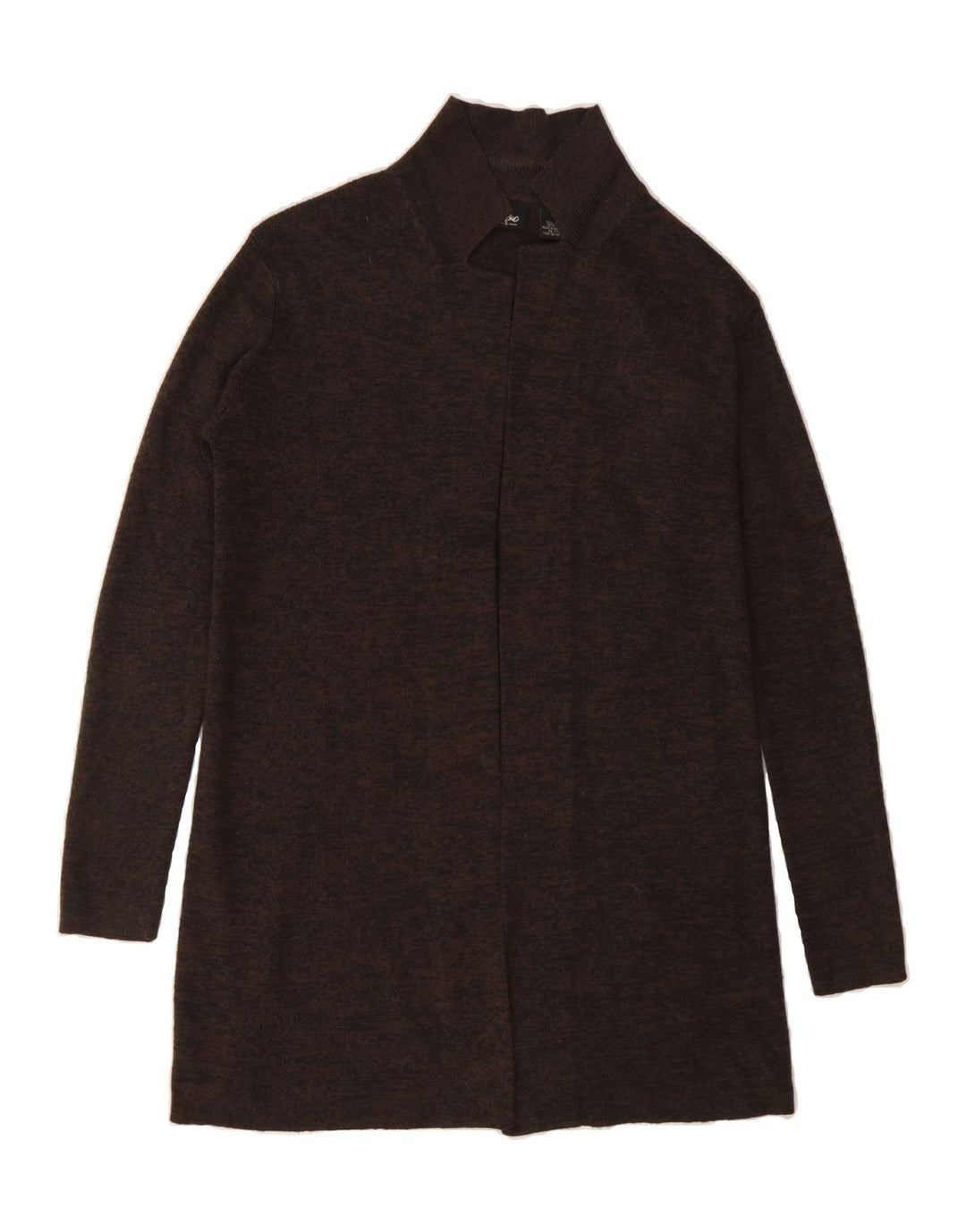 MOSSIMO Womens Open Cardigan Sweater UK 10 Small Brown Flecked Acrylic Vintage Mossimo and Second-Hand Mossimo from Messina Hembry 
