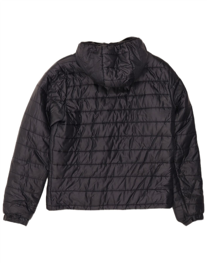 NORTH SAILS Giacca imbottita con cappuccio da uomo UK 38 Medium Navy Blue Nylon