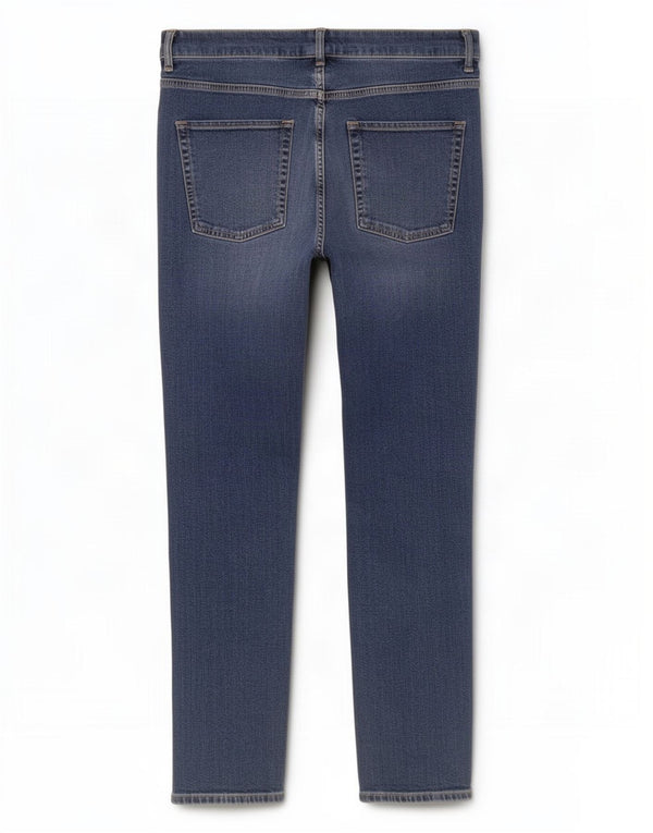 Marks & Spencer Jeans dritti da donna The Sienna UK 20 2XL W40 L27 Blu