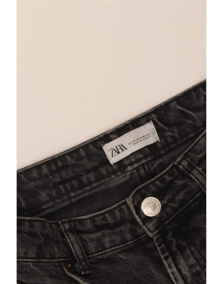 Jeans larghi da donna Zara EU 38 piccoli W28 L27 grigi