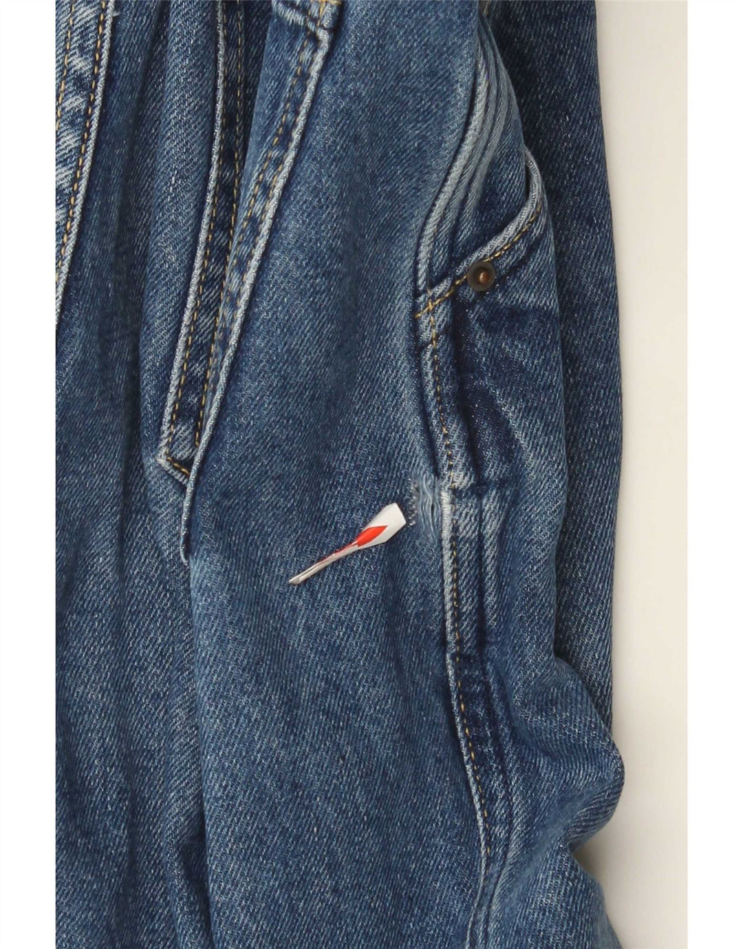 Jeans da donna a gamba larga Massimo Dutti EU 40 Medio W30 L30 Cotone blu