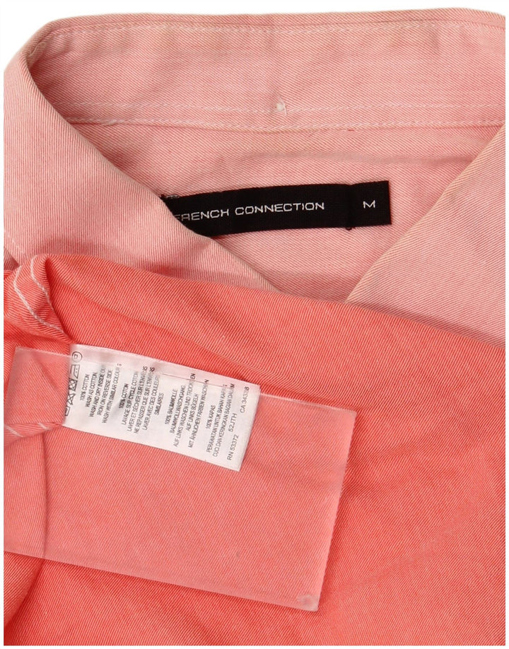 Camicia da uomo French Connection in cotone rosa medio