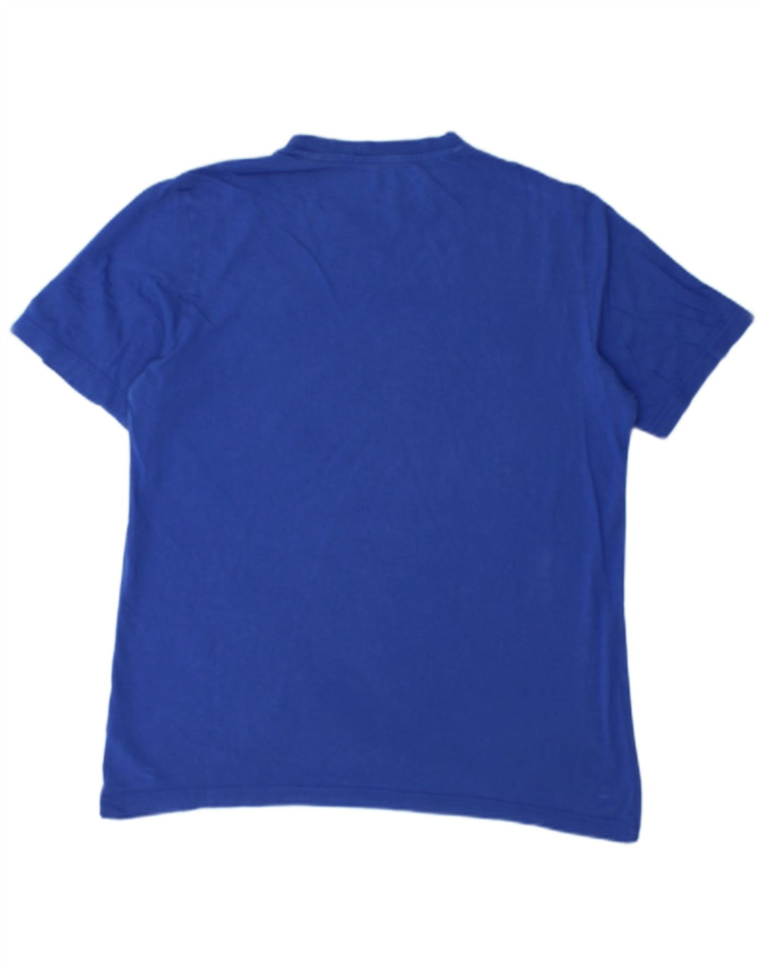 T-shirt grafica da uomo Adidas Top in cotone blu medio