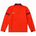 Maglia da tuta Puma da ragazzo con zip e collo, 11-12 anni, colore rosso