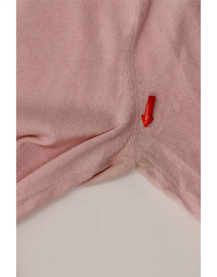 Maglione maglione con scollo a V da donna Tommy Hilfiger UK 12 Rosa medio