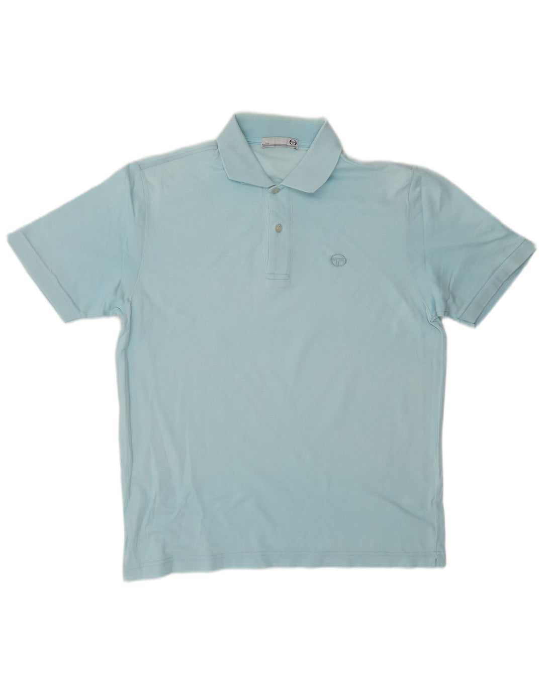 SERGIO TACCHINI Polo Milano Uomo IT 46 Small Blu Cotone