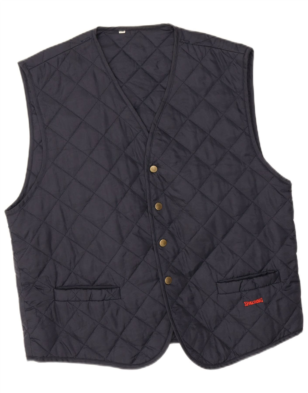 Gilet trapuntato da uomo Spalding UK 42 XL Blu navy