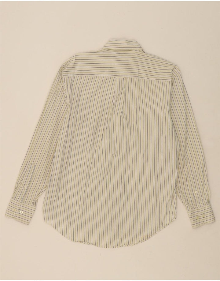 NAUTICA Mens Shirt Small White Pinstripe Cotton Vintage Nautica and Second-Hand Nautica from Messina Hembry 