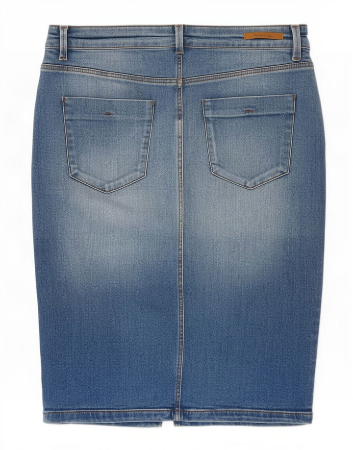 Gonna in denim da donna Massimo Dutti EU 38 piccola W28 blu