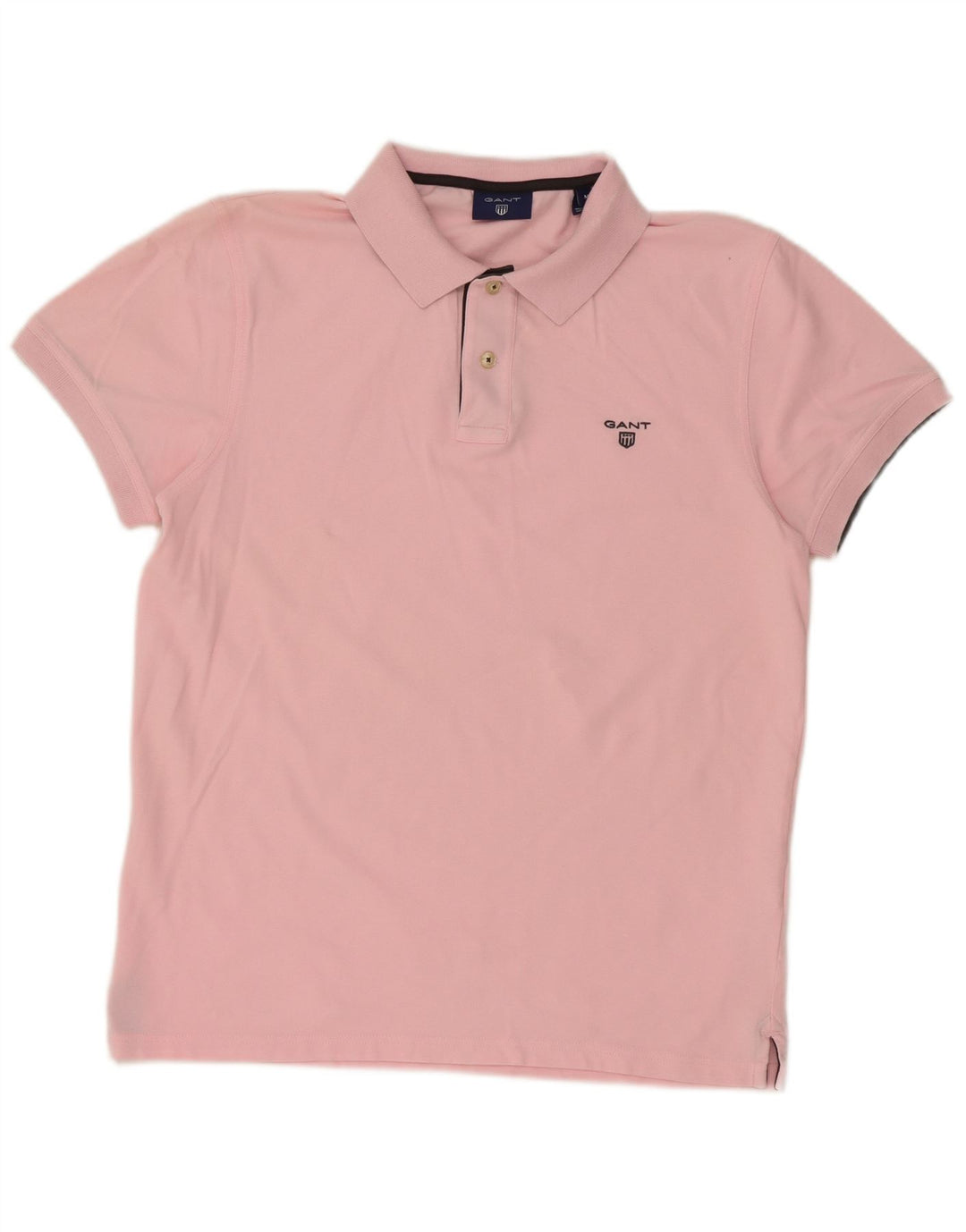 Polo da uomo GANT in cotone rosa medio