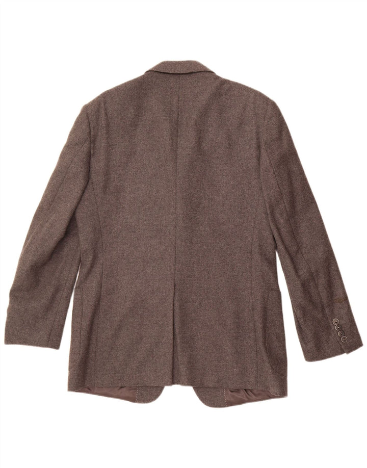 Giacca blazer da uomo a 3 bottoni Peter & Sons IT 50 Large in lana grigia