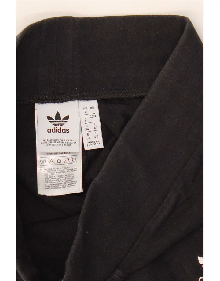 Leggings Adidas da donna UK 8 piccolo cotone nero