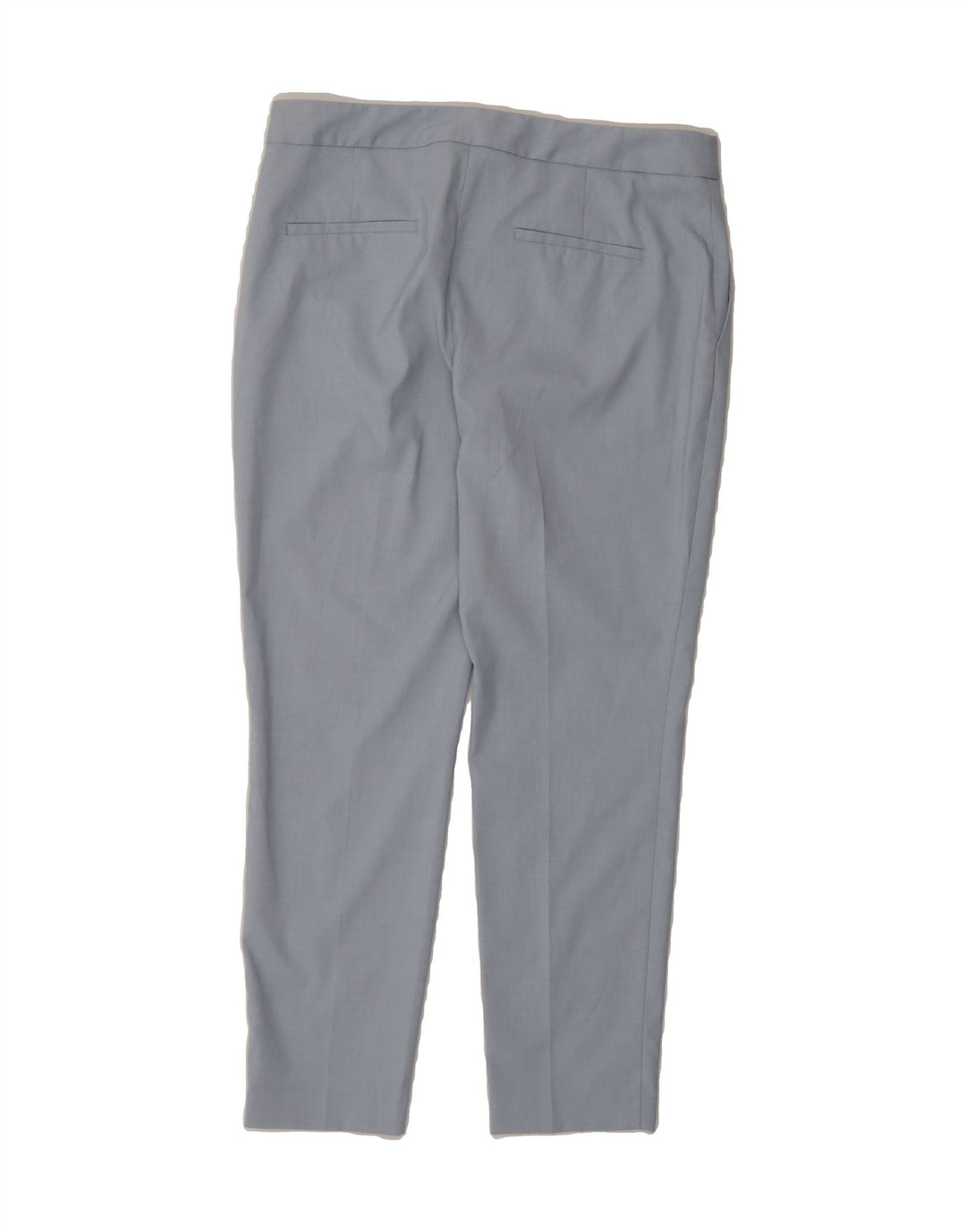 ZARA Womens Slim Crop Casual Trousers EU 38 Medium W32 L27 Blue Polyester Vintage Zara and Second-Hand Zara from Messina Hembry 
