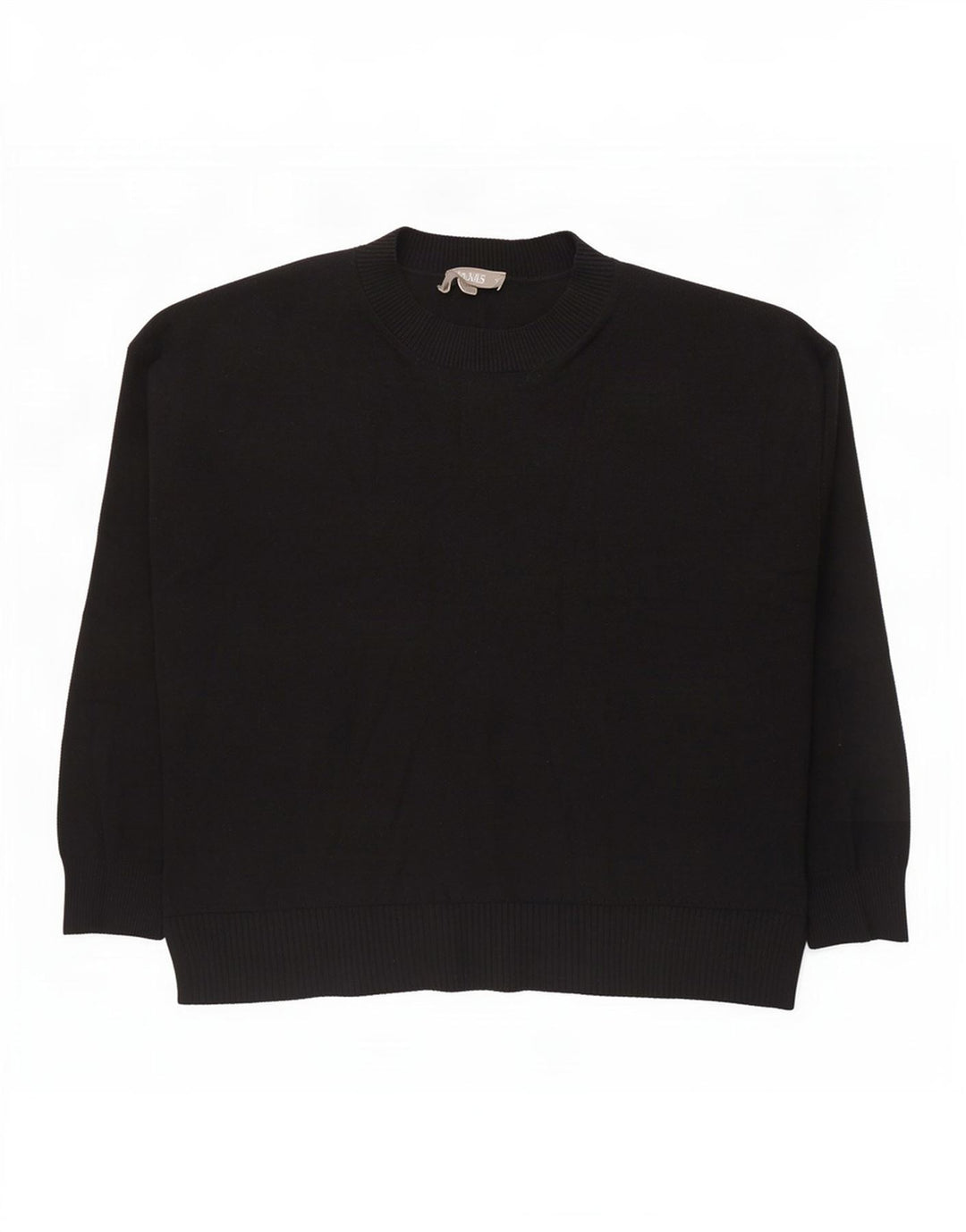 Maglione maglione girocollo da donna Oasis UK 14 Viscosa nera media