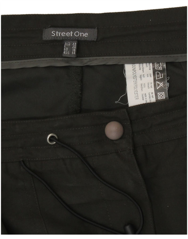 Gonna Cargo Midi da Donna Street One UK 16 Large W32  Kaki Poliestere