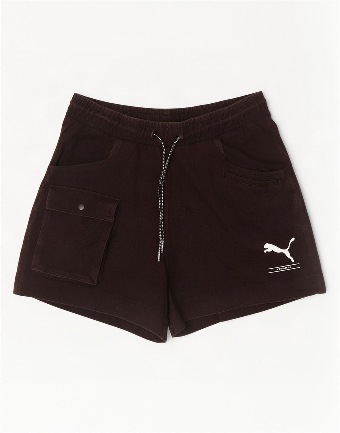 Pantaloncini sportivi cargo da uomo Puma piccoli neri