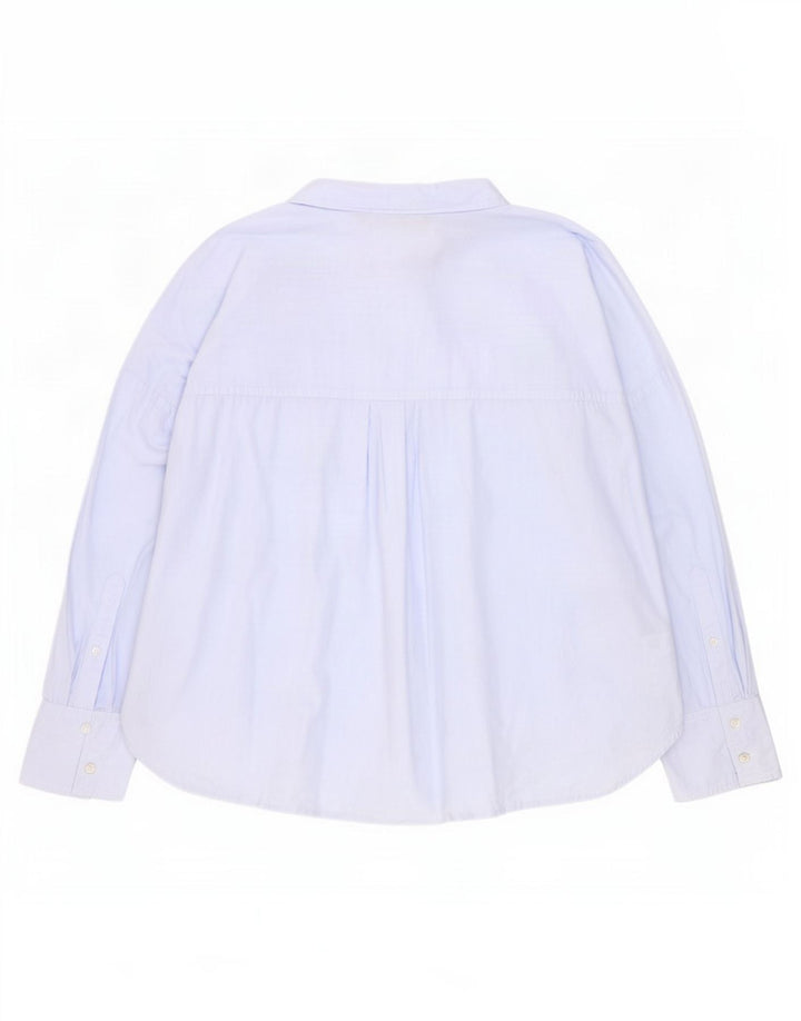 Camicia Zara da donna UK 20 2XL cotone blu