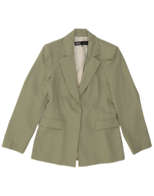 Giacca blazer aperta da donna Zara UK 6 XS verde