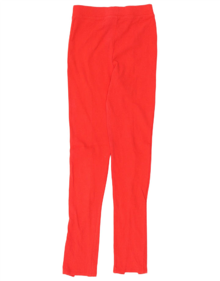 Leggings Zara da donna UK 12 cotone rosso medio