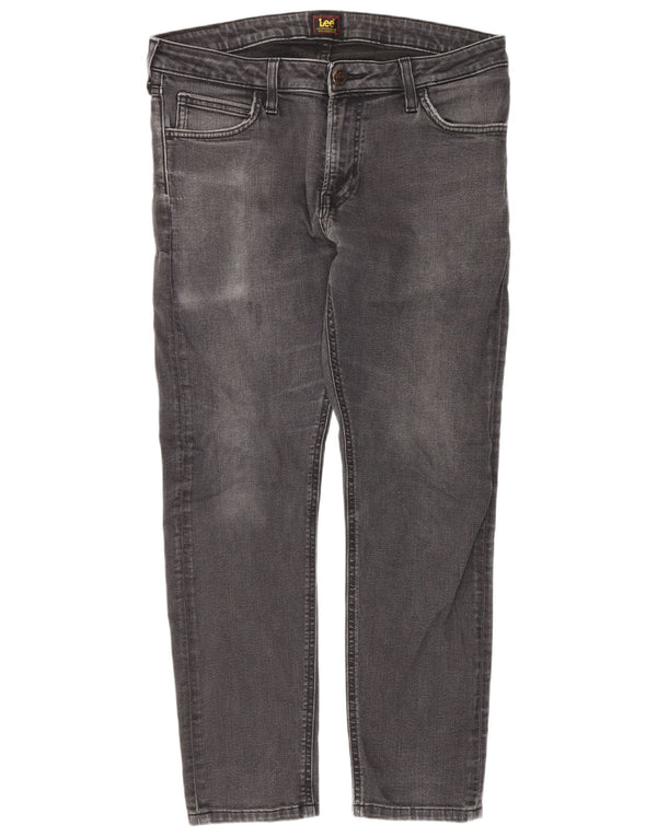 Jeans skinny da donna Lee W33 L27 cotone grigio