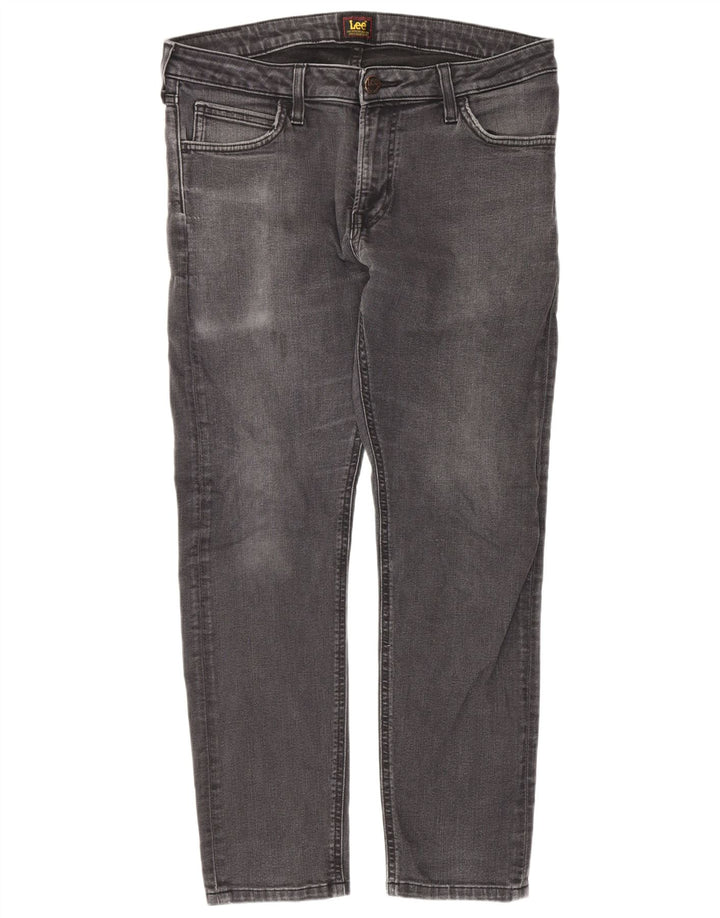 Jeans skinny da donna Lee W33 L27 cotone grigio