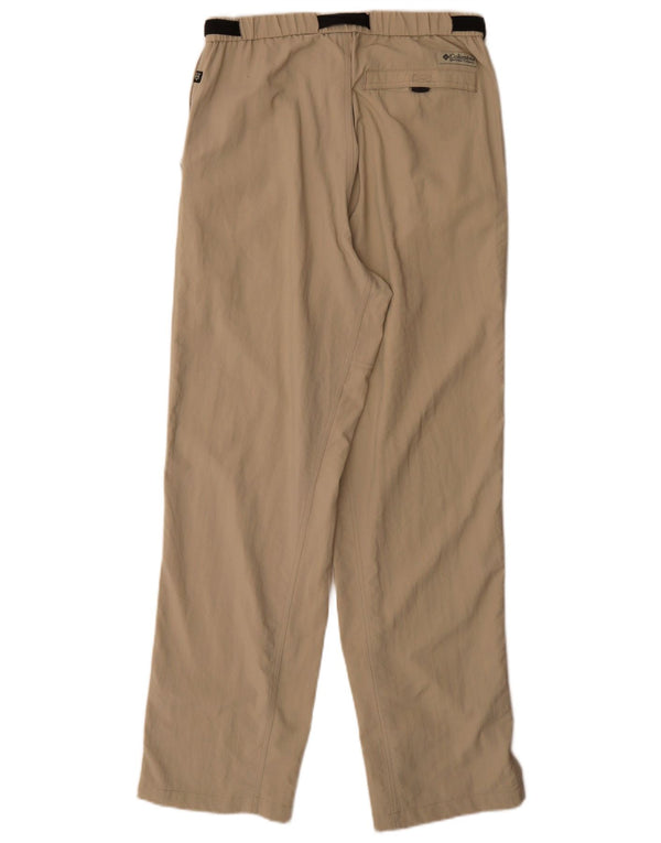 Pantaloni da trekking da uomo Columbia Small W28 L32 Khaki Nylon Sports