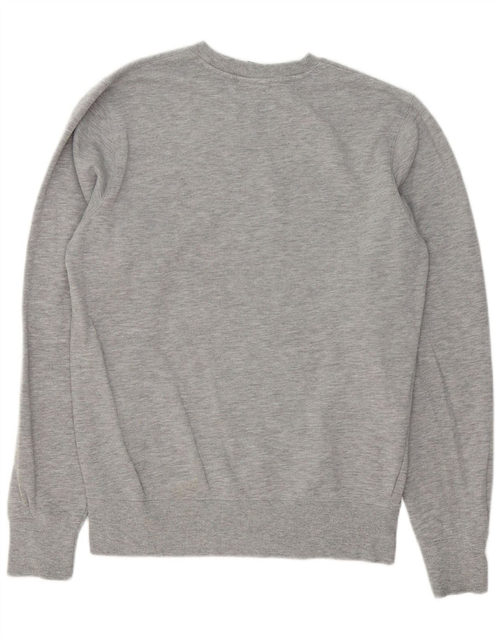 Felpa da uomo New Balance Maglione piccolo cotone grigio