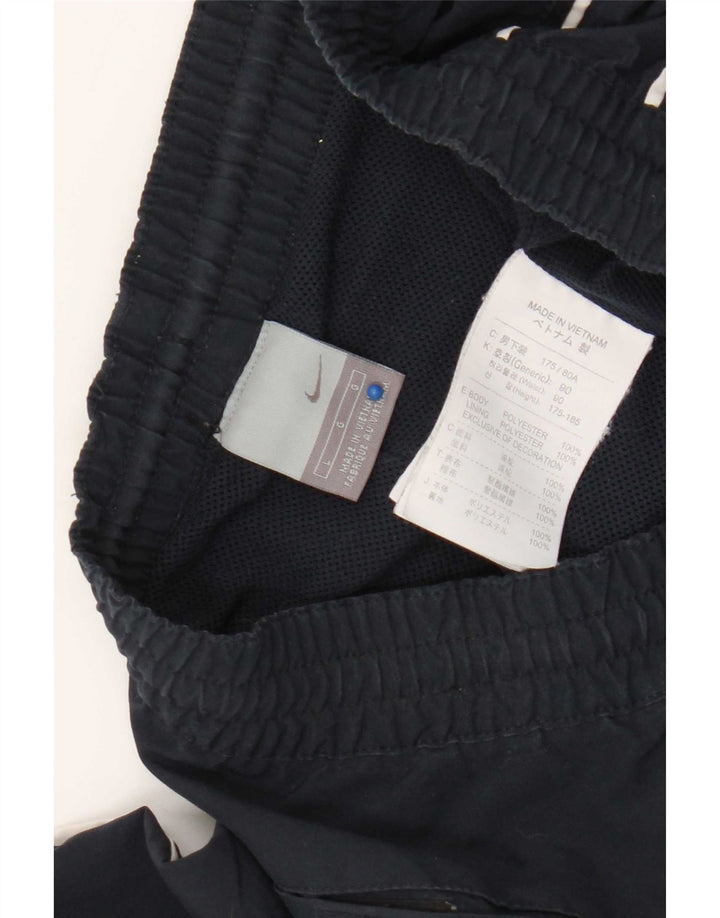 Pantaloni da tuta grafica da uomo Nike Large in poliestere blu navy