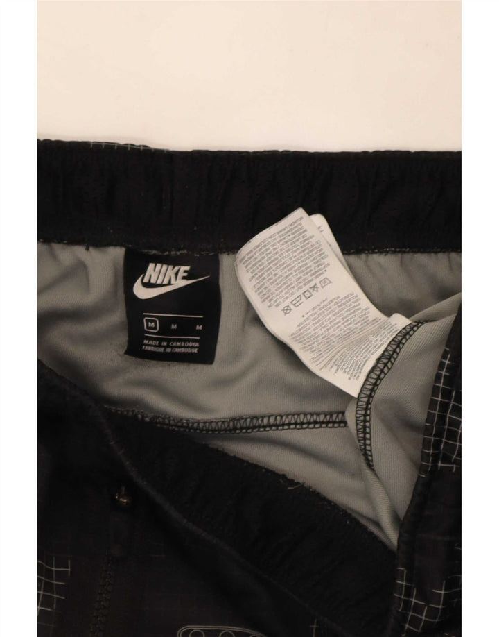 Pantaloncini sportivi Nike da uomo, poliestere medio nero mimetico