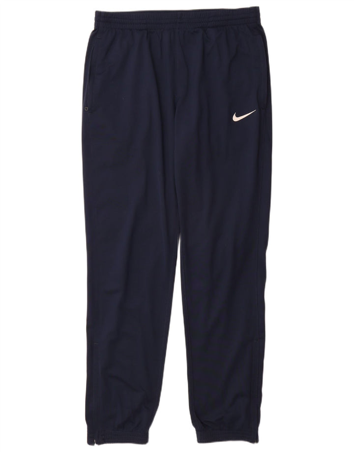 NIKE Pantaloni da tuta da uomo Dri Fit Joggers medio poliestere blu navy