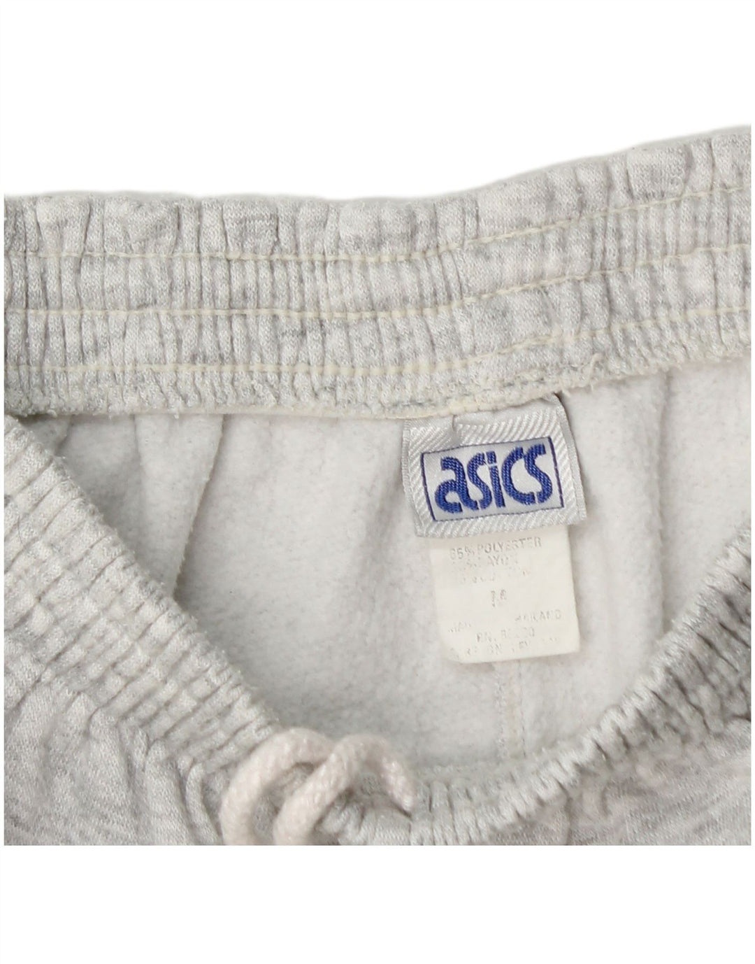 Asics Pantaloncini sportivi grafici da uomo piccoli in poliestere grigio